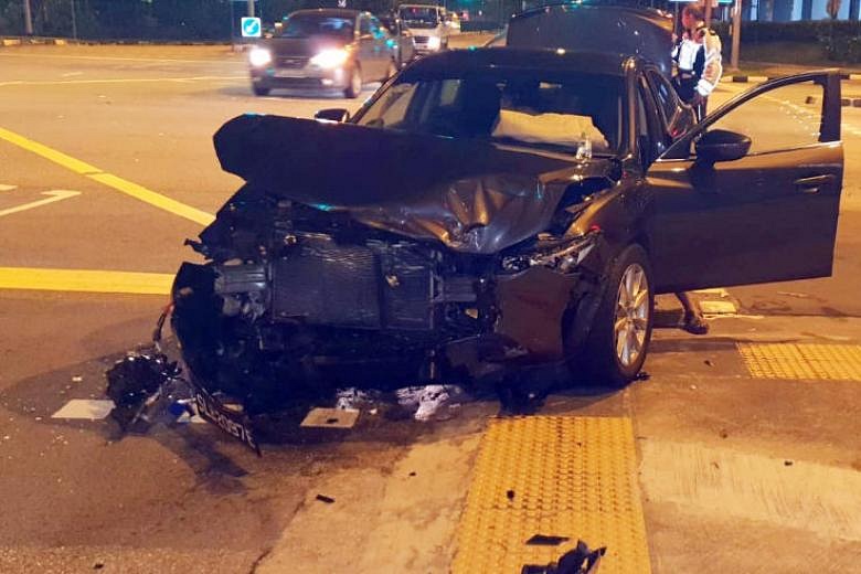 22-year-old+man+arrested+for+drink-driving+after+crash+between+two+cars+and+van+in+Yishun