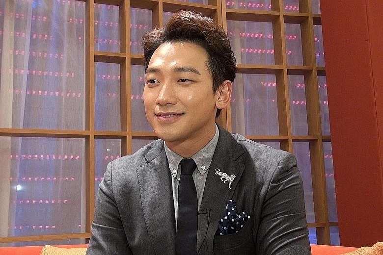 South Korean singer-actor Rain says he has a movie coming out next year and is also releasing a new album.