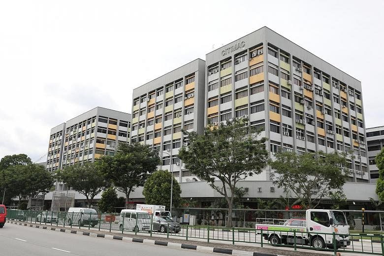 The eight-floor Citimac Industrial Complex is a freehold building near Tai Seng MRT comprising a factory, warehouse and showroom units. It was sold to a foreign developer last year.