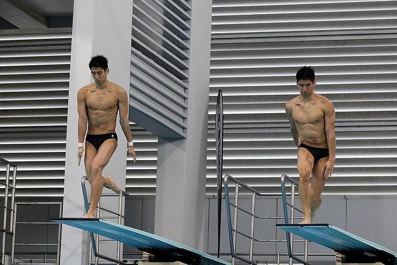 The Lee brothers, who won the synchronised 3m springboard at the Fina Diving Grand Prix Singapore last weekend, have improved under national coach Li Peng's guidance.