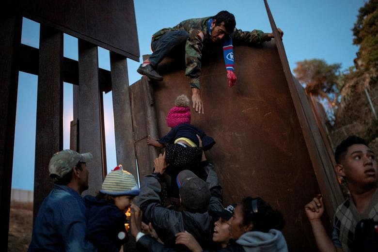 Tired Of Waiting For Asylum, Migrants From Caravan Breach US Border ...