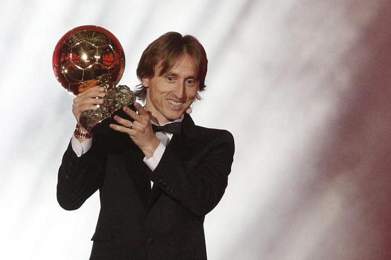 Football: Modric Wins 2018 Ballon D'or, Breaks Messi-ronaldo Dominance 