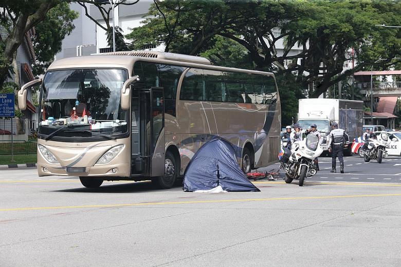 67-year-old Cyclist Killed In Accident With Bus At Jalan Bukit Merah ...