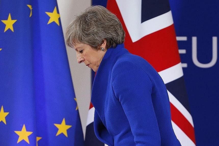 British Prime Minister Theresa May has repeatedly said that if lawmakers reject her deal with Brussels, which would see Britain exit the European Union with continued close ties, the only options are leaving without a deal or reversing Brexit.