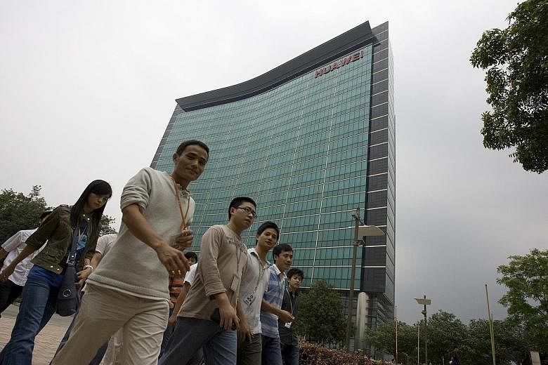 Huawei's global headquarters in Shenzhen. China said it was "seriously concerned", adding that Huawei and ZTE have been operating legally in Japan for a long time.