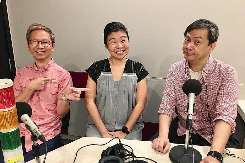 Life writers (above from left) Boon Chan, Melissa Sim and John Lui chat about the Widows film and concerts by Singapore singer Charlie Lim and Mandopop star Khalil Fong.