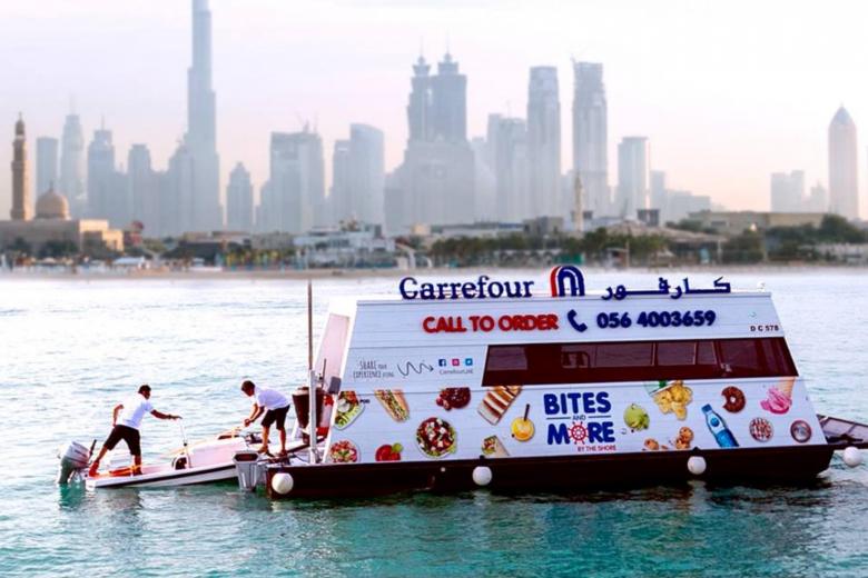 Dubai's floating Carrefour supermarkets to serve boats, yachts The Straits Times