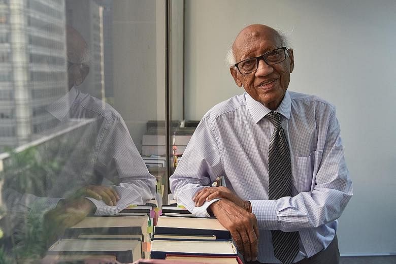 Mr V. Ramakrishnan started his law studies when he was 32, after helping to support his family. About 90 per cent of the cases he handles now are pro bono.