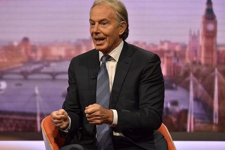 Britain's former prime minister Tony Blair told European Union leaders they should offer to reform the bloc.