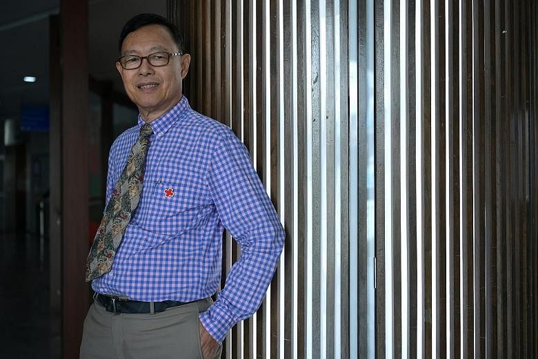 Mr Robert Chew, 69, started donating blood when he was a teenager, and has since donated 184 times, adding up to more than 70 litres of blood, or about 210 cans of drinks.