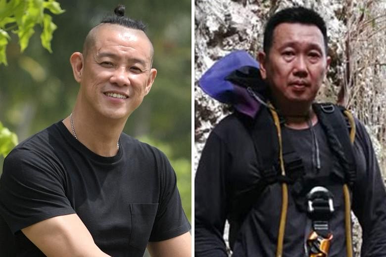 Mr Douglas Yeo (left) is a diver with 26 years of recreational and salvage-diving experience. Mr Poh Kok Wee runs a firm that installs high-rise signs and solar panels in Nonthaburi.