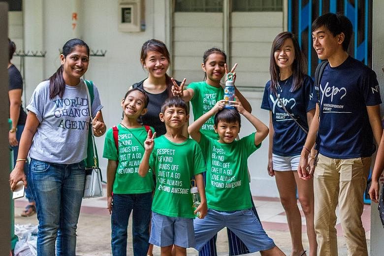 Beyond Awesome volunteers are cheerleaders to the at-risk and underprivileged children who attend the programme, says founder Emily Teng.