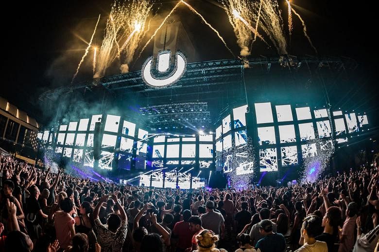 This year, Djakarta Warehouse Project in Indonesia attracted 30,000 attendees a day over three days. This year's Ultra Singapore (above) featured pyrotechnics, confetti showers and lasers, while ZoukOut (left) was scaled down from a two-day to a one-
