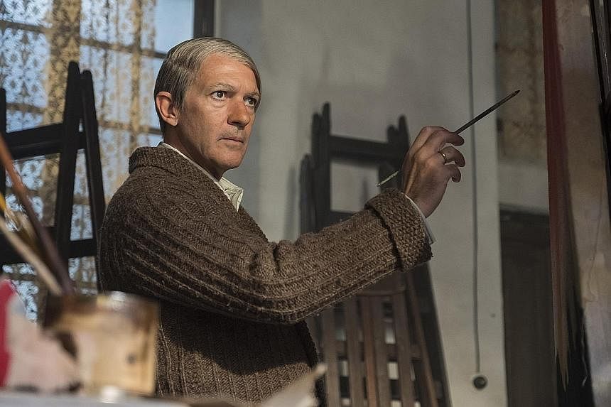 Antonio Banderas as Pablo Picasso in Genius: Picasso. Julia Roberts plays a therapist working in a programme to help US army veterans in Homecoming.