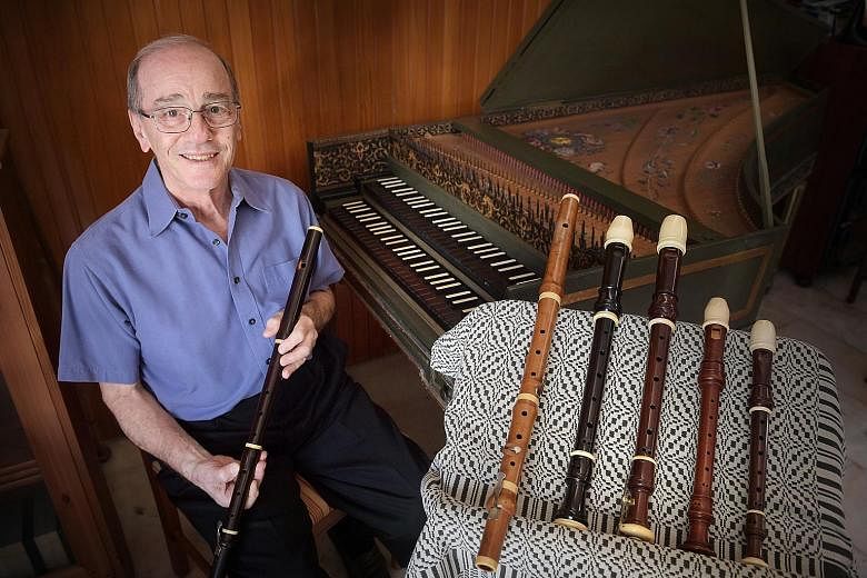 Dr Geoffrey Benjamin has a collection of nearly 50 musical instruments, including a number of antique ones that contain elephant ivory. Among them are a flute dating back to 1790 and a grand piano from 1980 with ivory keys.
