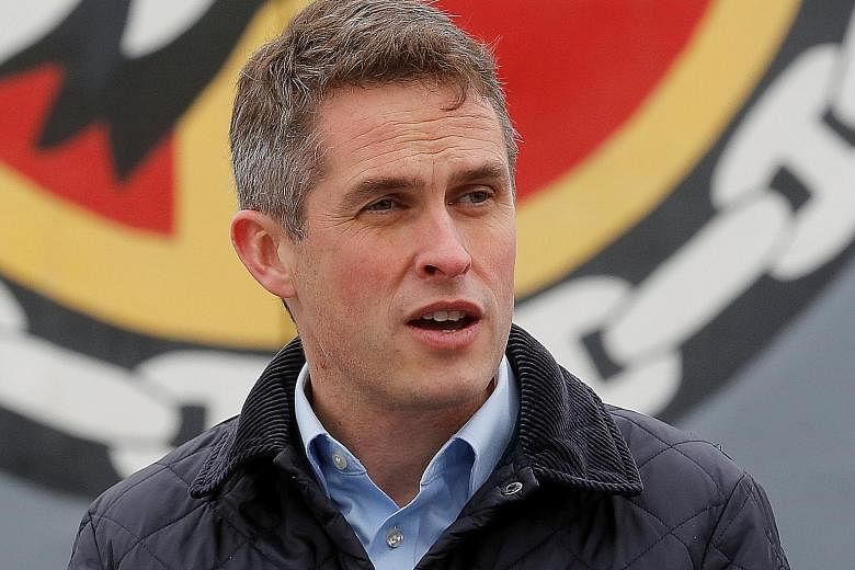 British Defence Secretary Gavin Williamson said Britain seeks two new bases in South-east Asia and the Caribbean in its bid to be a global power post-Brexit.