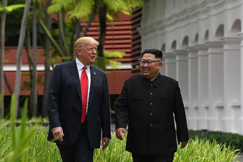 The Singapore summit has improved relations between President Donald Trump and North Korean leader Kim Jong Un, but Mr Kim's demands in his New Year speech were an indicator of how far away they still are from achieving denuclearisation.