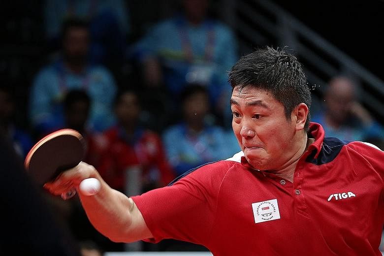 Former national paddler Gao Ning at the Commonwealth Games on the Gold Coast last year. He is proud to be made the successor to Liu Jiayi as the head coach of the men's table tennis team.