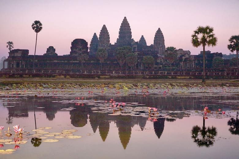 Cambodia's Angkor Wat began as a Hindu temple but by the 12th century had become a Buddhist one.