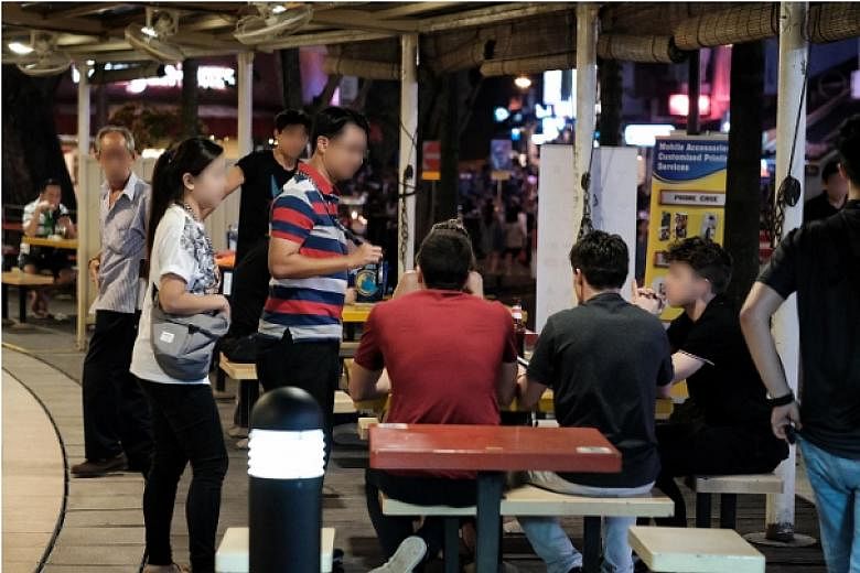 Six public entertainment outlets were found to have flouted licensing conditions during a police operation last month.