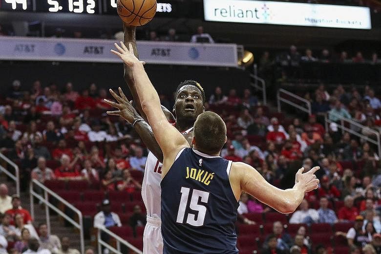 The Houston Rockets' James Harden has been in irresistible form lately to the delight of the home crowd, who saw him deliver a 32-point, 14-assist masterclass against the Western Conference leaders Denver Nuggets on Monday. Rockets centre Clint Capel
