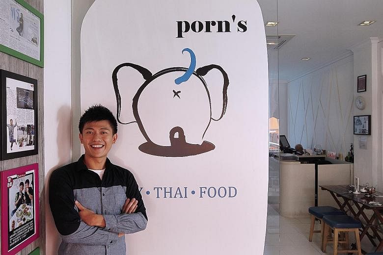 TV host Pornsak Prajakwit and his business partner, who opened the first outlet of Porn's Sexy Thai Food in 2010, agreed to give up their majority stake to Jus Delish Group in November 2016, selling their shares for $2 as Jus Delish had agreed to inj