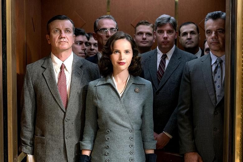 Felicity Jones stars as American Supreme Court Justice Ruth Bader Ginsburg in On The Basis Of Sex.