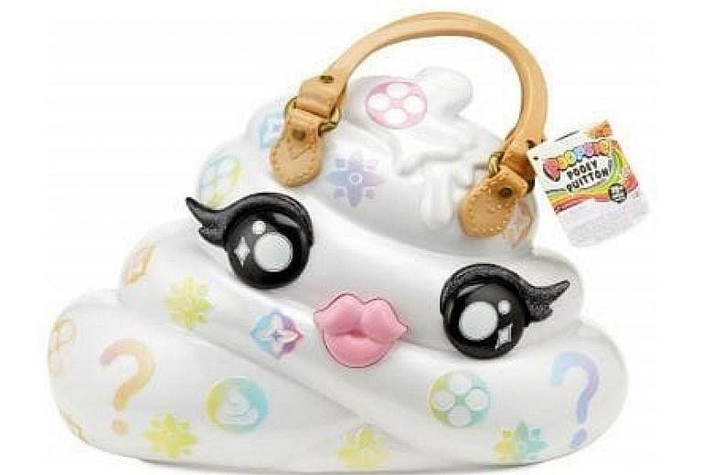 Luxury fashion label Louis Vuitton had claimed that the design of Poopsie Pooey Puitton (left) is a trademark infringement because its design marks and name are similar to those of its handbags.