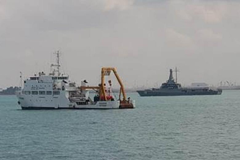 Johor Menteri Besar Visits Malaysian Government Vessel Off Tuas | The ...