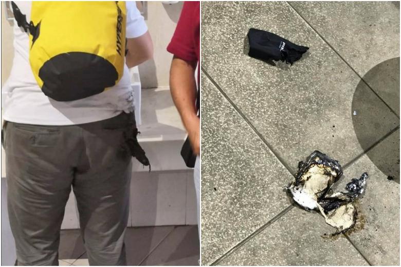 Man taken to hospital for burns after power bank explodes in his pocket