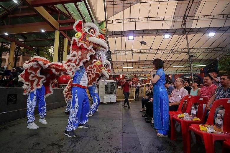 It was a case of putting your best foot forward yesterday when the THK Bravehearts, a group comprising folk with intellectual disabilities, roared into action with a lion dance for Dr Lily Neo, an MP for Jalan Besar GRC, and guests at Kreta Ayer Squa