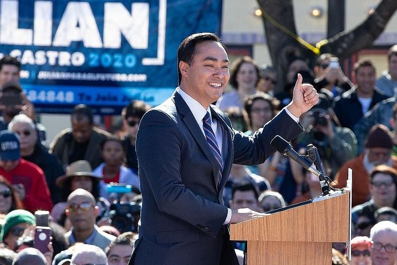 Mr Julian Castro, often called a rising star in the Democratic Party, is the third candidate with a Latino background to seek the presidency in recent years.
