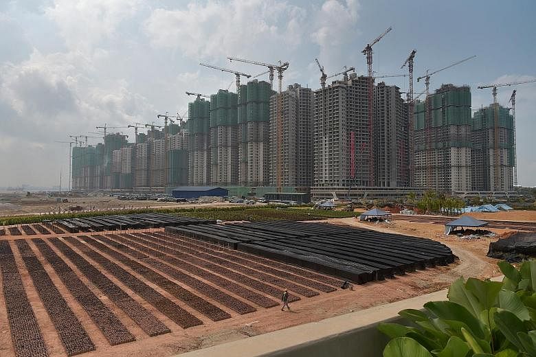 The Forest City residential project in Johor Baru by Chinese developer Country Garden. According to one analyst, Singaporean investments in Johor will be crucial in the future as Chinese investors pull back from the state amid cooling China-Malaysia 