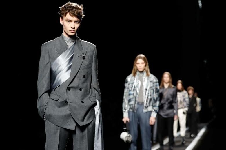 Men's suits make stylish comeback in Paris catwalk shows | The Straits ...