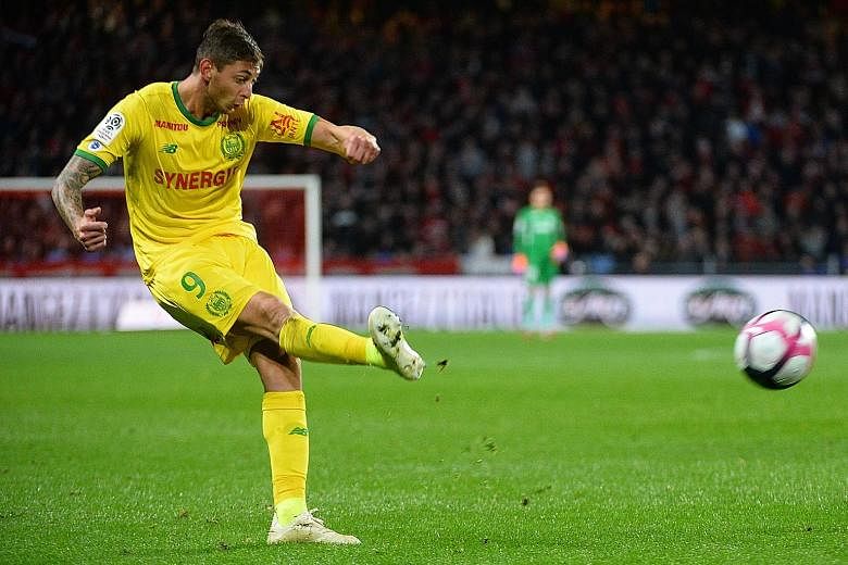 Emiliano Sala was the third-highest goalscorer in the French Ligue 1 with Nantes prior to his move to Cardiff City. Fans of his new club have placed daffodils outside the Premier League side's stadium as a tribute.
