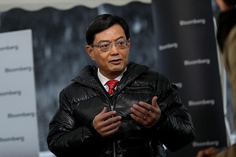 Finance Minister Heng Swee Keat said in an interview with Bloomberg Television that trade tensions are prompting changes in how goods are manufactured and traded.