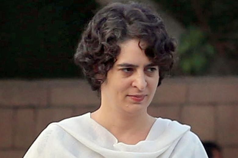 Party workers have long wanted Ms Priyanka Gandhi (above), who resembles Mrs Indira Gandhi, to have an official position.