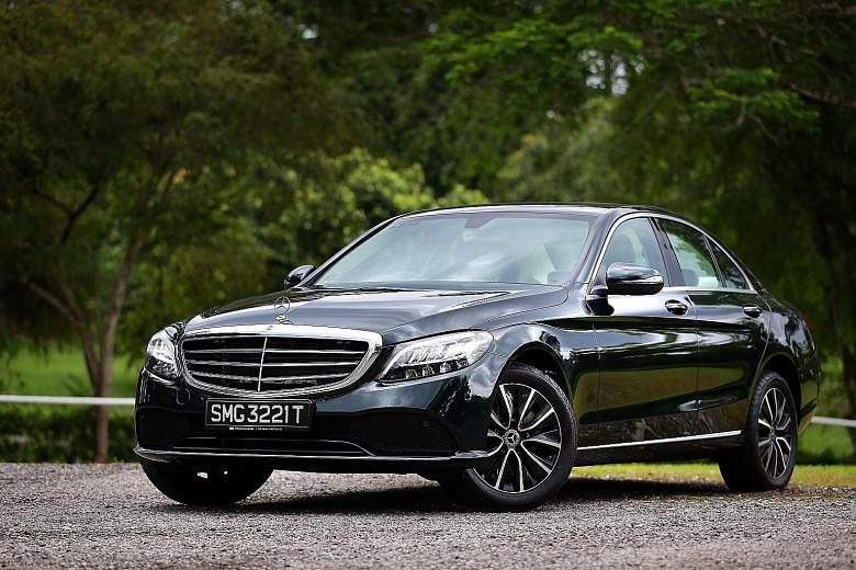 The Mercedes C180 is equipped with a 1.6-litre turbo producing 156hp and 250Nm of torque and a nine-speed transmission. The facelifted C180 comes with a 12.3-inch digital instrument display, a 10.25-inch infotainment screen with Apple CarPlay and And