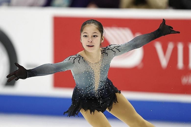 Alysa Liu won't be old enough to take part in the World Figure Skating Championships until 2022.