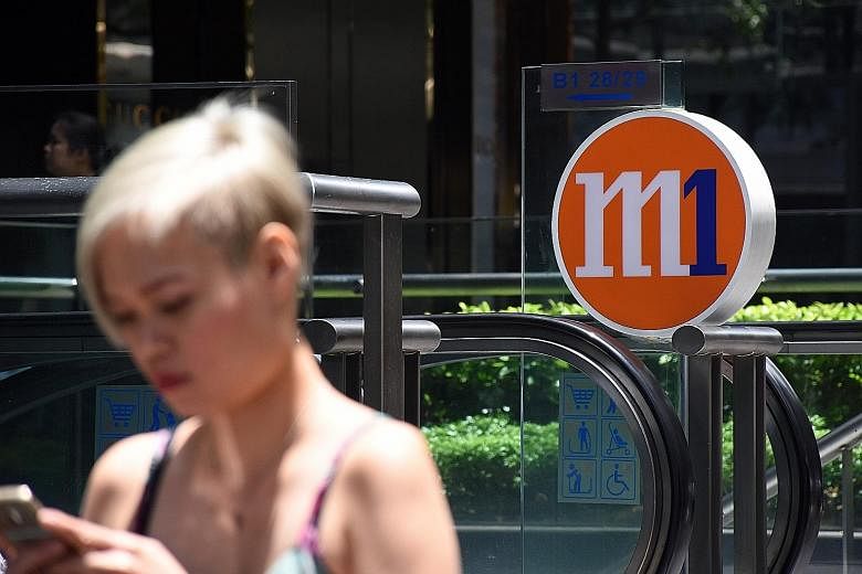 M1 posted 1.96 million mobile customers at the end of the fourth quarter last year, down 4.1 per cent compared with the same period the year before, on a drop in prepaid card users.