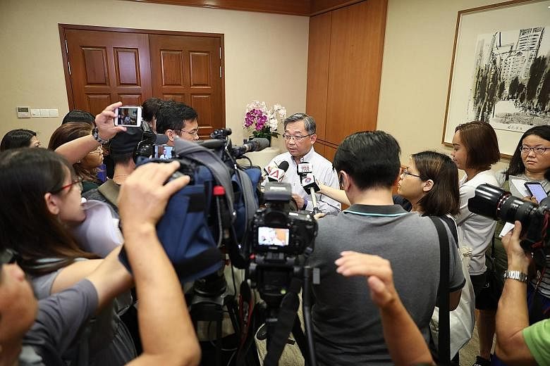 Speaking to reporters yesterday, Health Minister Gan Kim Yong said the ministry will not hesitate to take stern action against staff who violate security guidelines, or abuse their authority or their access to information.