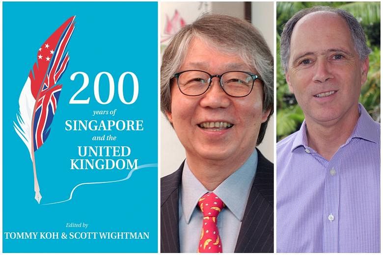 200 YEARS OF SINGAPORE AND THE UNITED KINGDOM (left), Edited by Tommy Koh (middle) and Scott Wightman (right)
