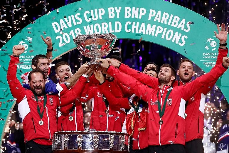 Croatia, with the Davis Cup after beating France, will defend the trophy under a new format.