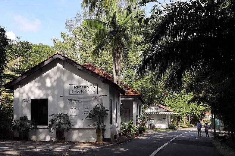 On the tour, volunteers will take participants to sites such as St George's Church in Harding Road (above) and old colonial buildings previously used by the British military in Loewen Cluster (below) near Tanglin Road.