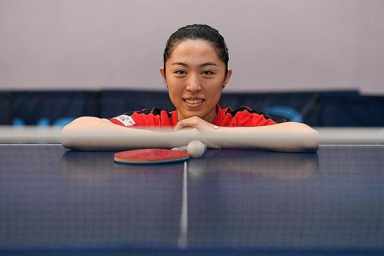 Yu Mengyu's goal is to win a medal at next year's Tokyo Olympics, having lost in the singles quarter-finals at Rio 2016.