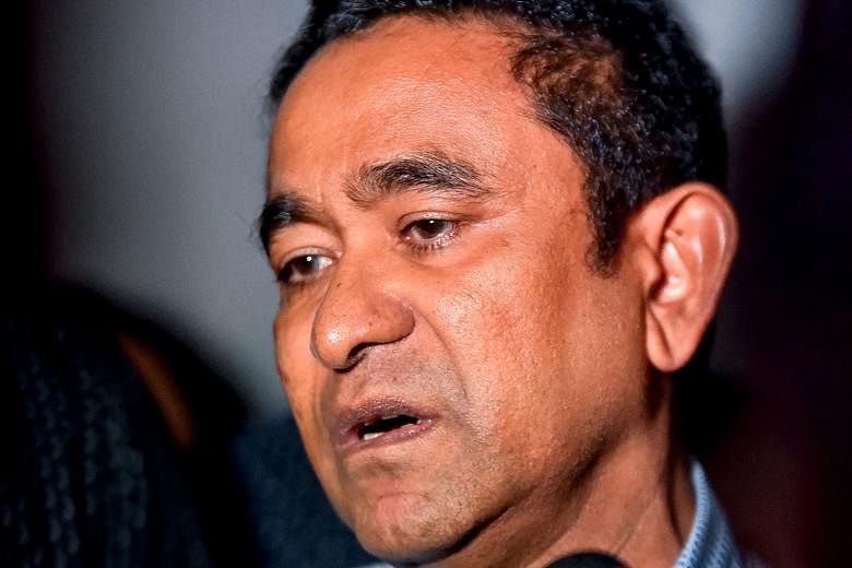 Maldives former president Abdulla Yameen faces money laundering, theft and corruption charges.