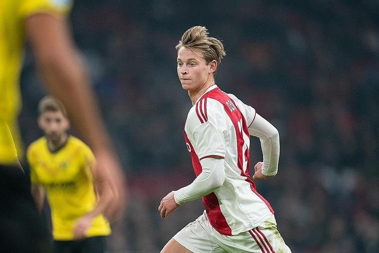 Ajax midfielder Frenkie de Jong, who is moving to Barcelona this summer. For decades, Ajax have earned a reputation for churning out youth players tipped for global fame, and then letting them go to bigger clubs.