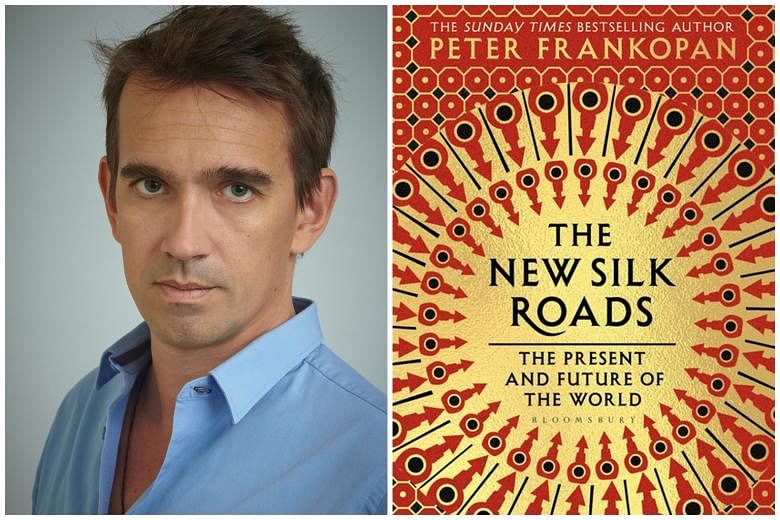 Peter Frankopan (left) has an eye for vivid detail and it shows in The New Silk Roads: The Present And Future Of The World (right). 