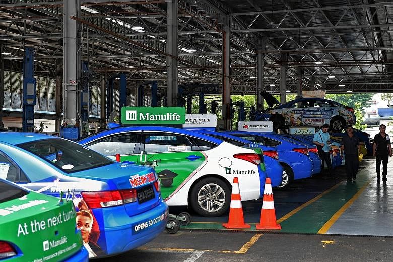 ComfortDelGro's local taxi fleet shrank by 6.7 per cent to 12,360 as at end-December. At the operating level, its taxi business (including overseas) posted a 3.4 per cent drop in profit to $129.4 million. Its chief executive Yang Ban Seng said the dr