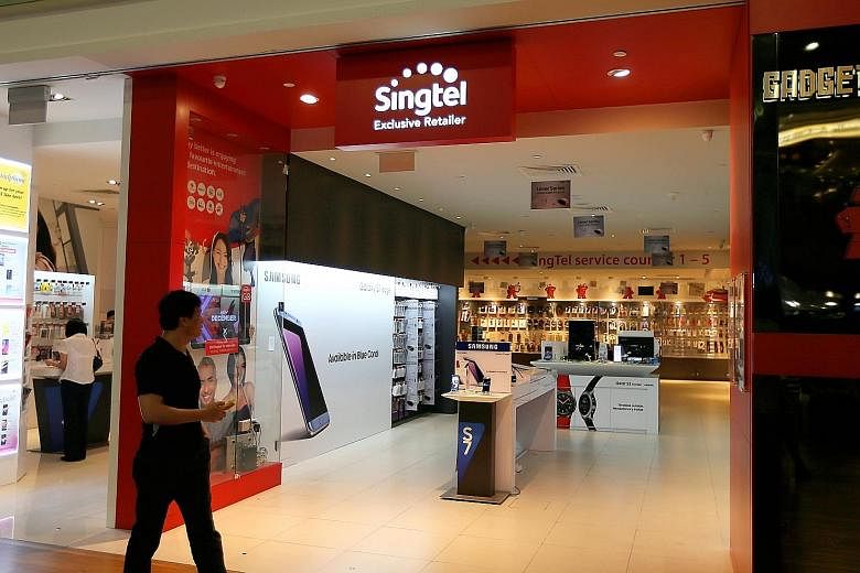 Singtel's bottom line was hit by price pressures on its India unit. The telco expects revenue from its core businesses to grow by a low single digit.